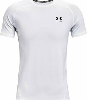 Under Armour Men's HeatGear Armour Fitted Short Sleeve White/Black L