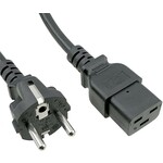 Kabel mrežni IEC C19/ŠUKO, NEDIS, 3x1.5 mm2, 2m