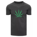 T-shirt męski grafitowy Dstreet siva i337_42723