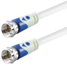 Transmedia Connecting Cable F-plug straight - F-plug straight