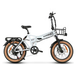 Samebike XWLX09-II električni bicikl - Bijela - 1000W - 15aH