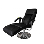 vidaXL Električna fotelja za masažu/ TV crna boja