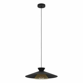 EGLO 43885 | Grizedale Eglo visilice svjetiljka 1x E27 crno