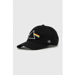 Pamučna kapa sa šiltom American Needle Pink Floyd boja: crna, s aplikacijom - crna. Kapa sa šiltom u stilu baseball iz kolekcije American Needle. Model izrađen od tkanine s aplikacijom.