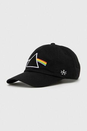 Pamučna kapa sa šiltom American Needle Pink Floyd boja: crna