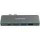 CNS-TDS05B - CANYON DS-05B Multiport Docking Station with 7 port, 1Type C PD100W2HDMI1USB3.01USB2.01SD1TF. Input 100-240V, Output USB-C PD100WUSB-A 5V/1A, Aluminum alloy, Space gray, 1044211mm, 0.046 - - divh37-in-1 Hub for a MacBook USB-C Power...