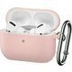 Mercury Goospery silicone carabiner case for AirPods 3 Light pink