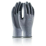 ARDON®NATURE TOUCH 10/XL umočene rukavice - s prodajnom etiketom - sive | A8080/10-SPE