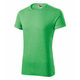 Majica kratkih rukava muška FUSION 163 - M,Zeleni melanž
