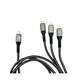 IWH USB kabel za punjenje USB-C®, USB Micro-A utičnica, Apple Lightning utikač 1.2 m 019057