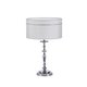 JUPITER 1428 HT L | Hilton Jupiter stolna svjetiljka 54cm sa prekidačem na kablu 1x E27 krom, bijelo, prozirno