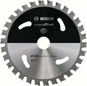 Bosch Accessories 2608837746 list kružne pile 136 x 20 mm Broj zubaca (po inču): 30 1 St.
