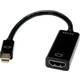 Value Mini-DisplayPort / HDMI adapterski kabel Mini DisplayPort utikač, HDMI A utičnica 0.15 m crna 12.99.3142 DisplayPort kabel