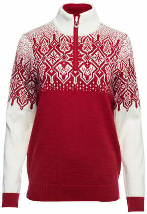 Dale of Norway Winterland Womens Merino Wool Sweater Raspberry/Off White/Red Rose S Džemper