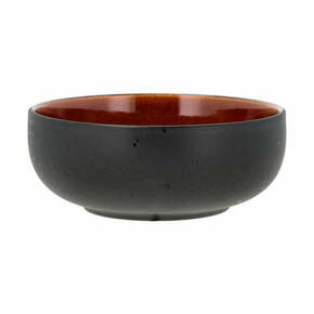 Crna/narančasta zdjela od kamenine ø 18 cm – Bitz