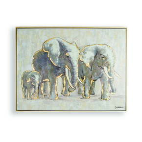 Ručno slikana slika Graham &amp; Smeđi Elephant Family