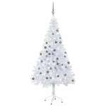 vidaXL Umjetno božićno drvce LED s kuglicama 180 cm 620 grana