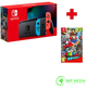 Nintendo Switch konzola Neon crveni/plavi Joy-Con V2 + Super Mario Odyssey