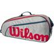 Tenis torba Wilson Junior 3 PK Racket Bag - EQT/red