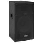 vidaXL Profesionalni pasivni scenski zvučnik 1000 W crni 37x37x64cm