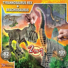 3D Puzzle Educa dinosauri Puzzle x 2