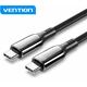 Vention Cotton Braided USB 2.0 C Male to C Male 5A Cable 2M Black VEN-CTKBH