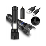 Dexxer ACA. LED XHP50 LED COB ručna svjetiljka USB zum IPX4