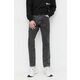 Traperice Karl Lagerfeld Jeans za muškarce - siva. Traperice iz kolekcije Karl Lagerfeld Jeans u stilu tapered s srednje visokim strukom. Model izrađen od ispranog trapera. Pamučan, udoban materijal.