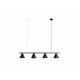 ALDEX 1108L1 | Form-AL Aldex visilice svjetiljka elementi koji se mogu okretati 4x E27 crno, bijelo