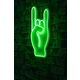 Ukrasna plastična LED rasvjeta, Rock N Roll Sign - Green