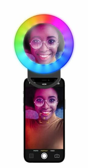 Selfie Ring Cellularline Pocket Multicolor