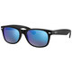 Sunčane naočale Ray-Ban New Wayfarer 0RB2132 622/17 Black/Blue Flash