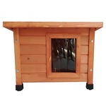 @Pet @Pet @Pet vanjska kućica za mačke XL 68,5 x 54 x 51,5 cm drvena smeđa