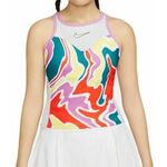 Ženska majica bez rukava Nike Court Dri-Fit Slam Tennis Tank - rush fuchsia/football grey/white