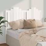 vidaXL Uzglavlje za krevet bijelo 141 x 4 x 110 cm od masivne borovine