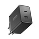 Joyroom wall charger JR-TCF09 2xUSB-C 40W black