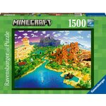 Ravensburger Puzzle Minecraft Svijet Minecrafta 1500 dijelova