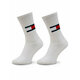 Set od 2 para unisex visokih čarapa Tommy Jeans 701228222 White