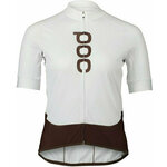 POC Essential Road Logo Jersey Dres Hydrogen White/Axinite Brown XS