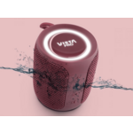 WEBHIDDENBRAND Vieta Pro Groove zvučnik, Bluetooth, crveni