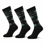Set od 3 para unisex visokih čarapa Horka Riding Socks 145450-0000-0206 Ch Black/Grey