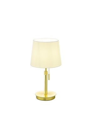 TRIO 509100108 | Lyon-TR Trio stolna svjetiljka 45cm s poteznim prekidačem s podešavanjem visine 1x E27 mat zlato