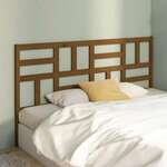 Uzglavlje za krevet boja meda 206 x 4 x 104 cm masivna borovina