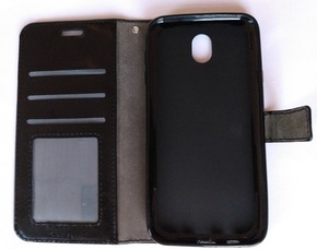 Oprema za mobitel SAMSUNG Galaxy A7 (A750F) preklopna torbica crna