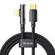 USB-C na Lightning Prism kabel od 90 stupnjeva Mcdodo CA-3391, 1,8 m (crni)