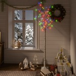 vidaXL Božićno drvce sa 180 LED žarulja 1,8 m raznobojno izgled vrbe