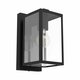 EGLO 900288 | Budrone Eglo zidna svjetiljka 1x E27 IP44 crno, prozirno