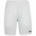 Muške kratke hlače BOSS x Matteo Berrettini Stretch-Poplin Shorts with Contrast Logo - white