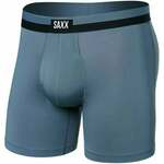 SAXX Sport Mesh Boxer Brief Stone Blue L Donje rublje za fitnes