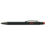 Kemijska olovka Talin metalna, touch screen vrh, crno/crvena 50 komada
